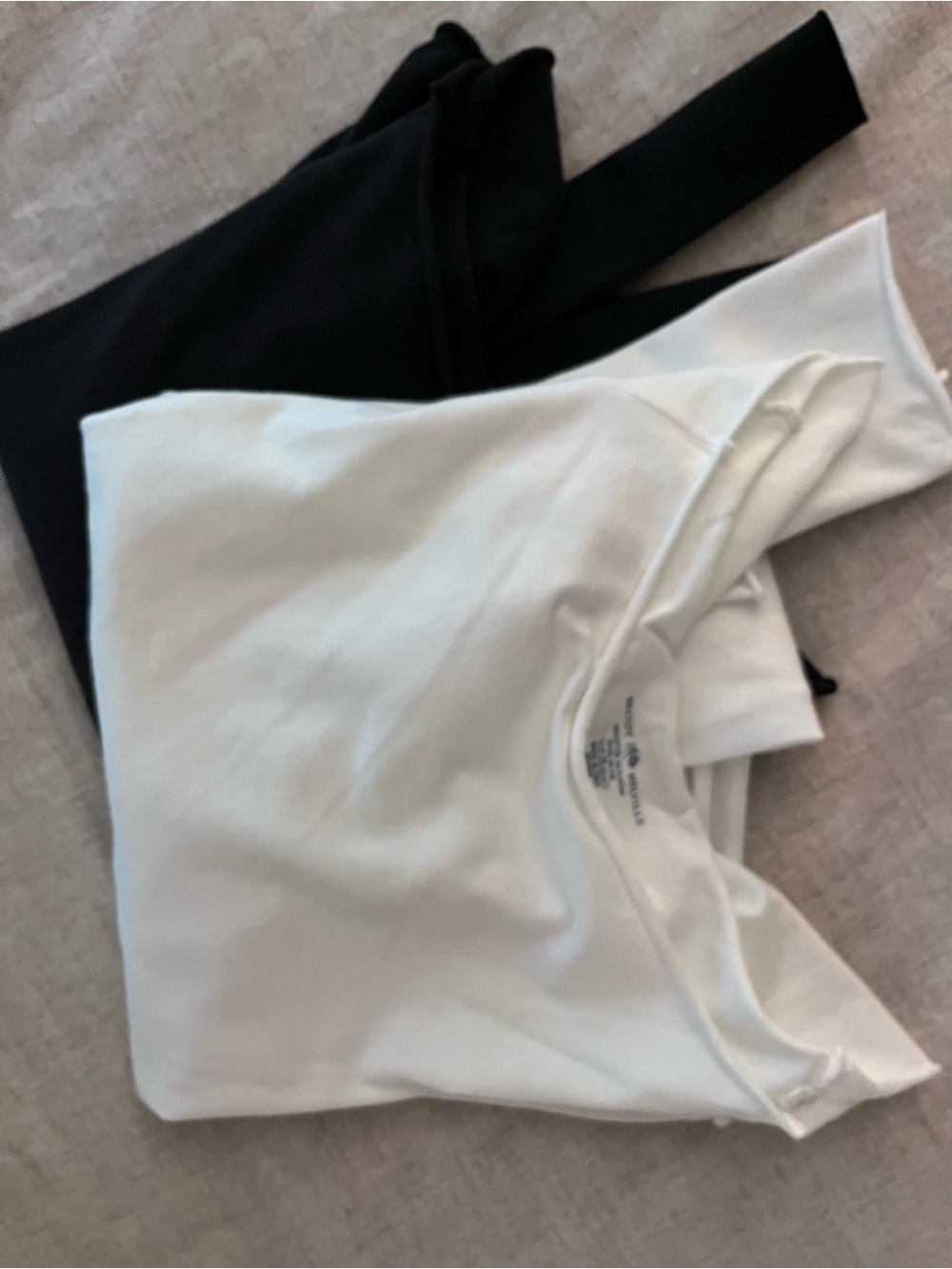 Brandy Melville “Bonnie Top” long-sleeve off the shoulder tees - set of 2 - Picture 8 of 8